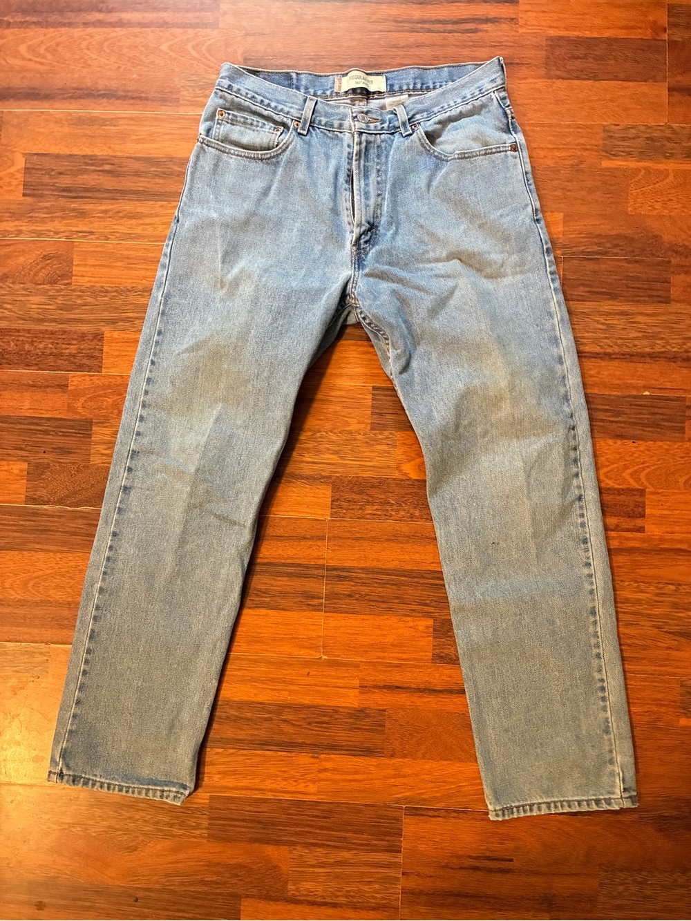 Men’s Levi 505 Classic Light Blue Men’s Jeans - Straight Fit